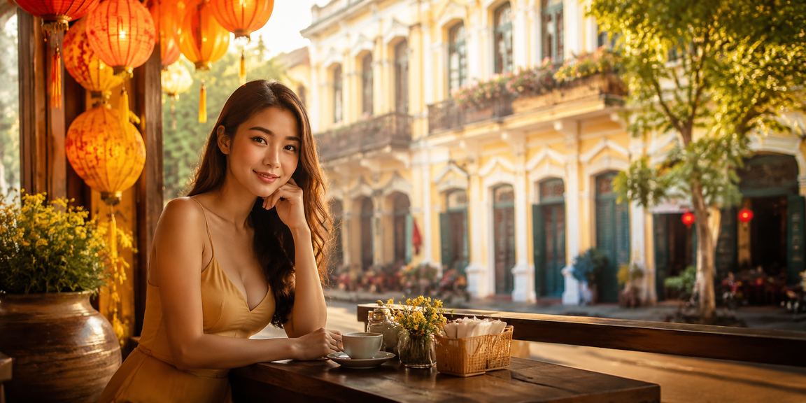 Người dùng Hà Nội ngồi cà phê kiểm tra hoàn tiền và khuyến mãi cá cược trực tuyến