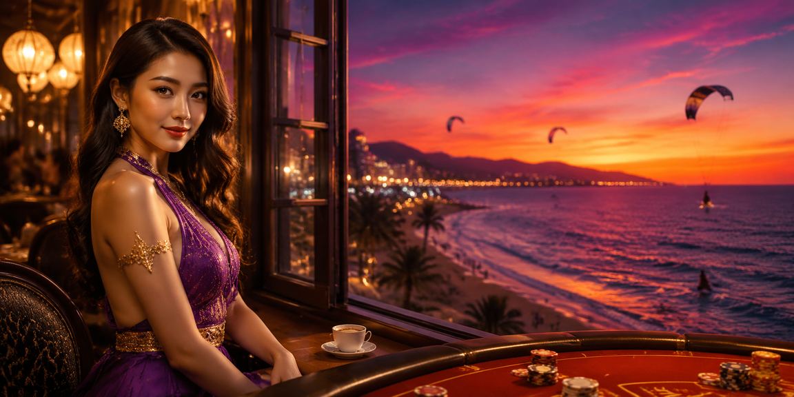 Một nơi thư giãn cà phê casino tại Mũi Né, Việt Nam